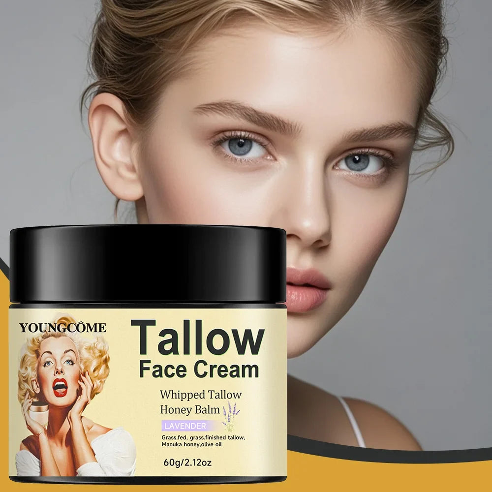 100% Grass Fed Whipped Vanilla Beef Tallow Moisturizer