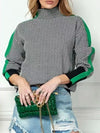 Colorblock Knit Sweater
